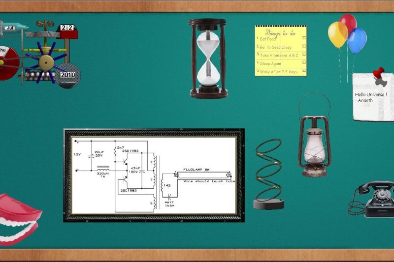 MyCorkboard Green Desk