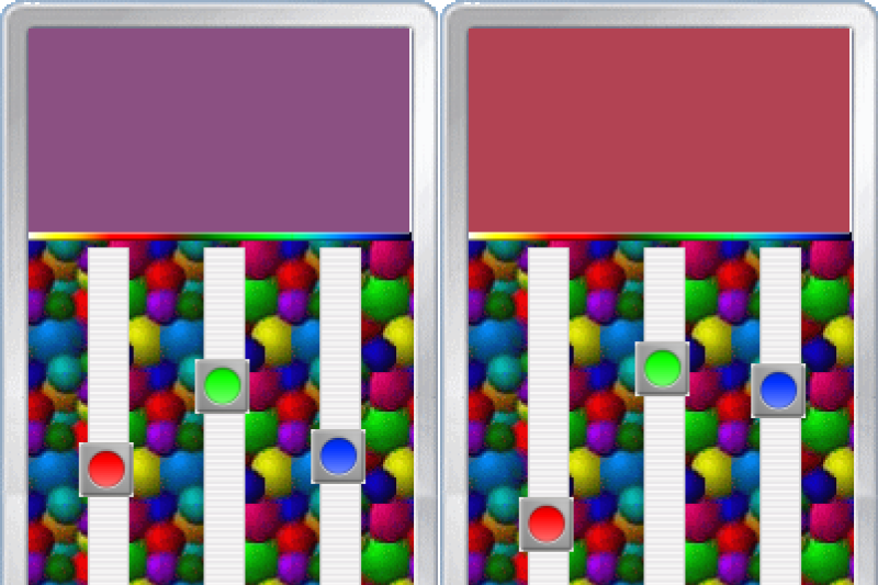 Color Picker of RGB and HEX